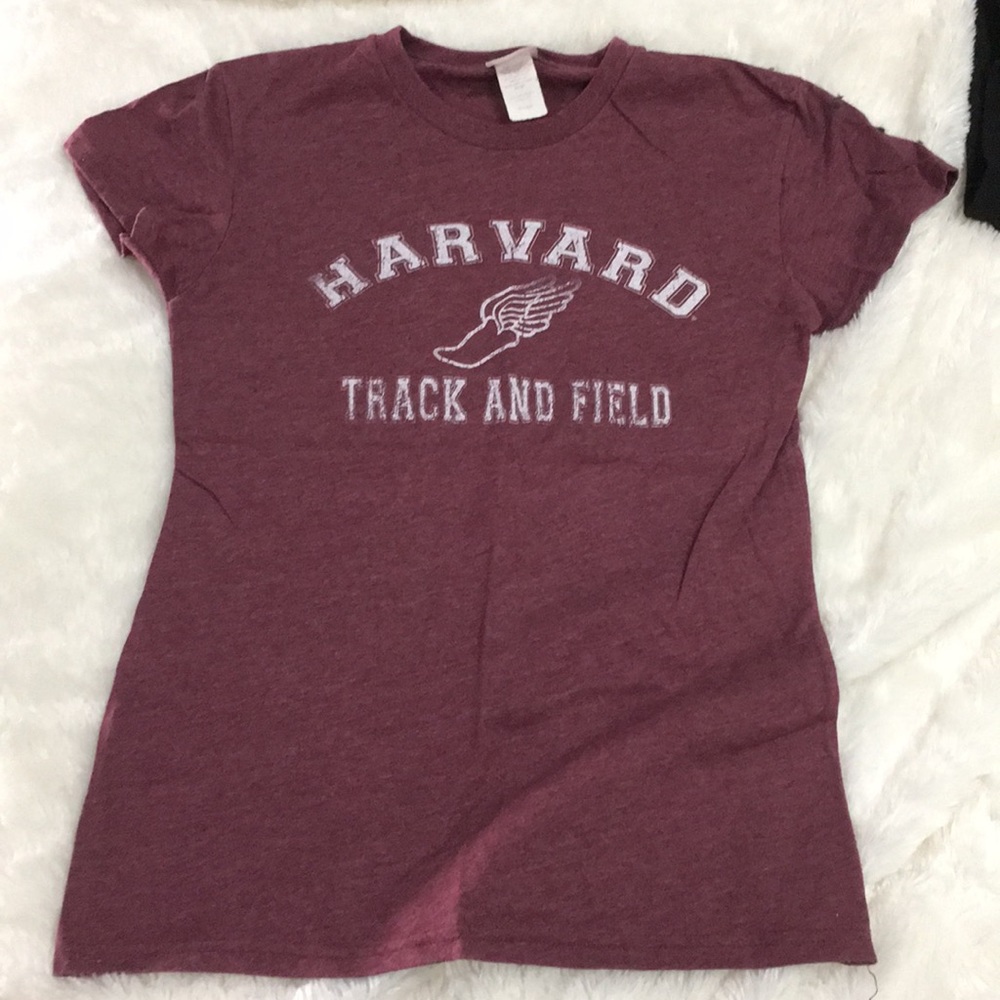 Harvard track and field t shirt